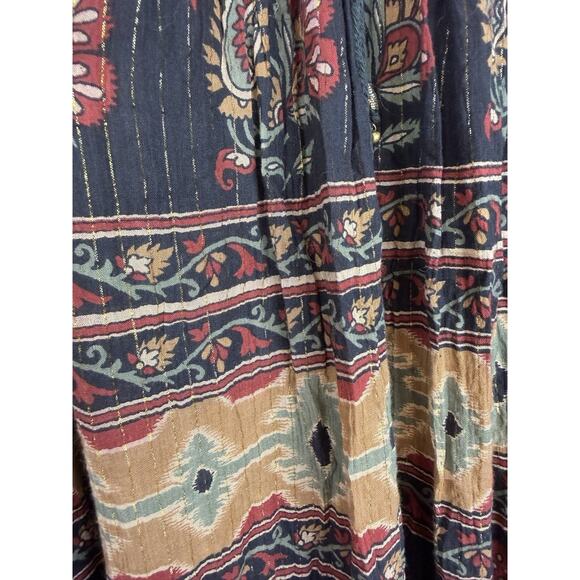Vintage Revue Bohemian Maxi Skirt Women Size L Boho Tribal - Picture 5 of 11